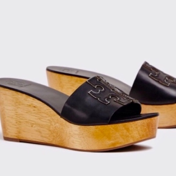 tory burch ines wedge slide